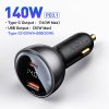 Sạc ô tô 140W Sạc nhanh cho Macbook Pro USB Type C