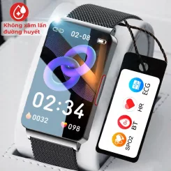Đồng Hồ Thời Trang Sức Khỏe Cho Nam Nữ Đo Đường Huyết Không Xâm Lấn VK02